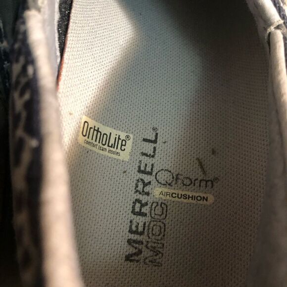 Merrell Encore Adams Gray Blue Women’s Slip On Suede Comfort Shoe Air Cushioned - Picture 7 of 9